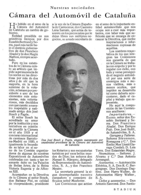 Casimiro Lana automovil Cataluña